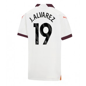 Manchester City Julian Alvarez #19 Replika Udebanetrøje 2023-24 Kortærmet